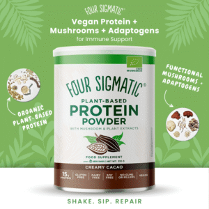 Four Sigmatic Plant-Based Protein with Mushrooms – Creamy Cacao - Image 2